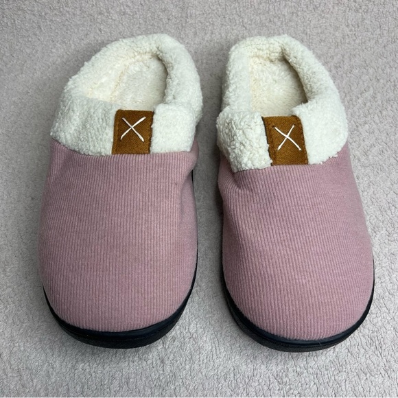 Cozy Winter Indoor/Outdoor Slippers-Dusty Rose Pink-Women’s 9.5-Loungewear-Warm - Picture 2 of 7